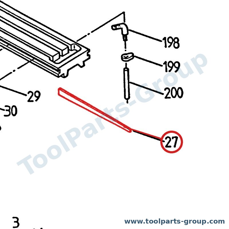 PROMAC PM-383427 – Ersatzteil – Gibes Strip für FX-382A, 382A