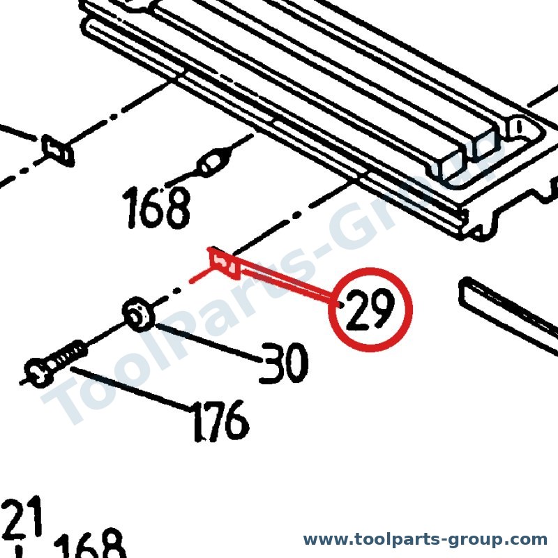 PROMAC PM-383429 – Ersatzteil – Pos. 29 Fixed Block für FX-383V