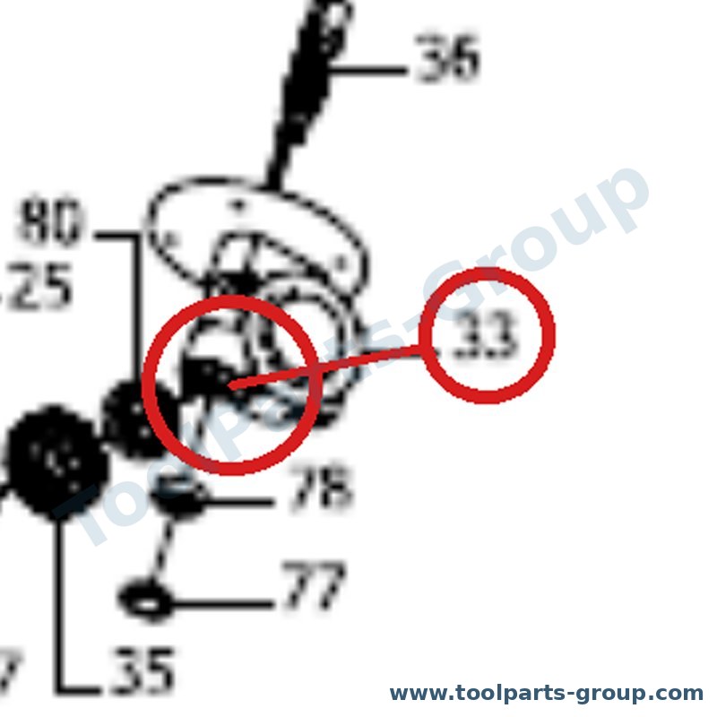 PROMAC PM-815033 – Ersatzteil – Transmission Zahnrad Satz für SX-815D/DV/DVP/DA, 815D, SX-815D/DV