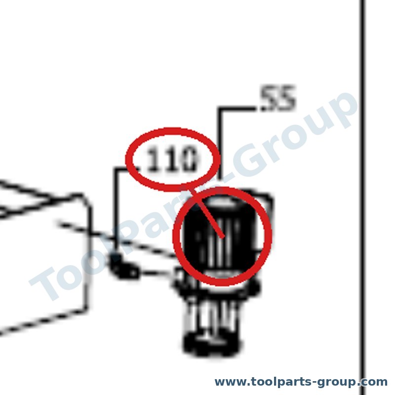 PROMAC PM-815110 – Ersatzteil – Connector Pos. 110 für SX-815DVP, 815DVP