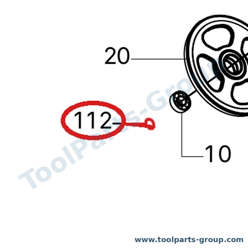 PROMAC PM-815112 – Ersatzteil – Retaining Ring für SX-815DVP, 815DVP