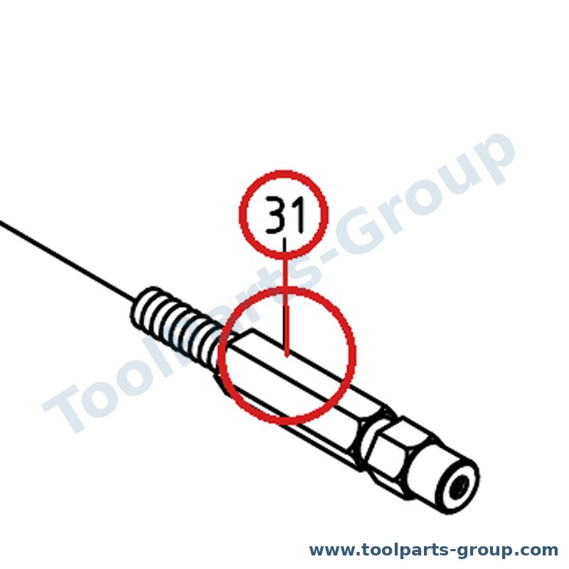 PROMAC PM-818031 – Ersatzteil – Feder Holder Pos. 31 für SX-818DV