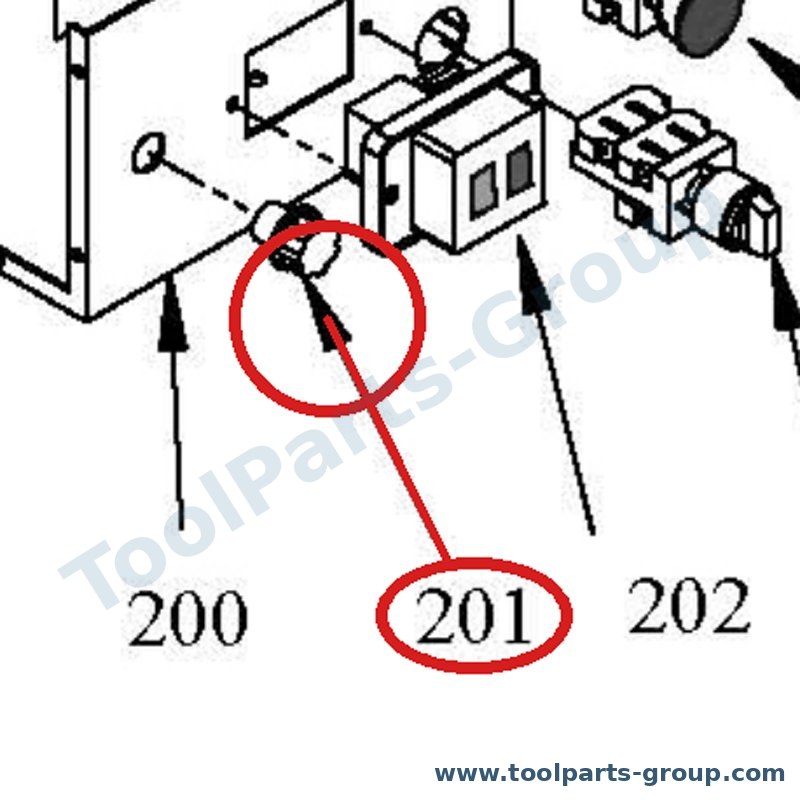 PROMAC PM-818301 – Ersatzteil – RPM Adjustable Knopf für SX-818DV, SX/818DV, 818DV