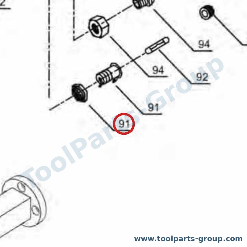 PROMAC PM-820A91 – Ersatzteil – Sicherung Holder Pos. 91 für FX-820V