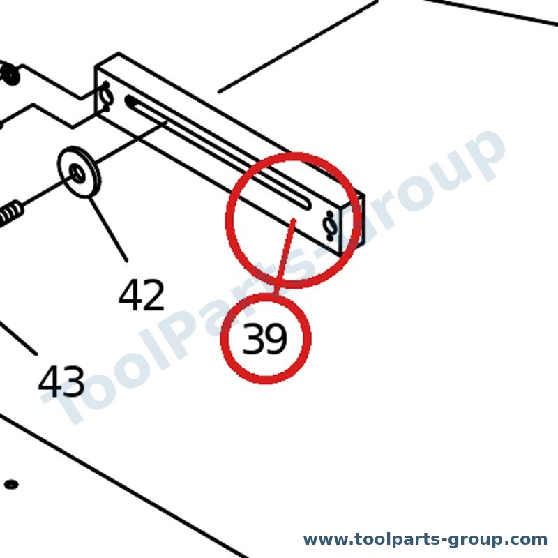 PROMAC PM-823039 – Ersatzteil – Track Pos. 39 für SX-823DG, 823DG, SX-823DG/DGSA