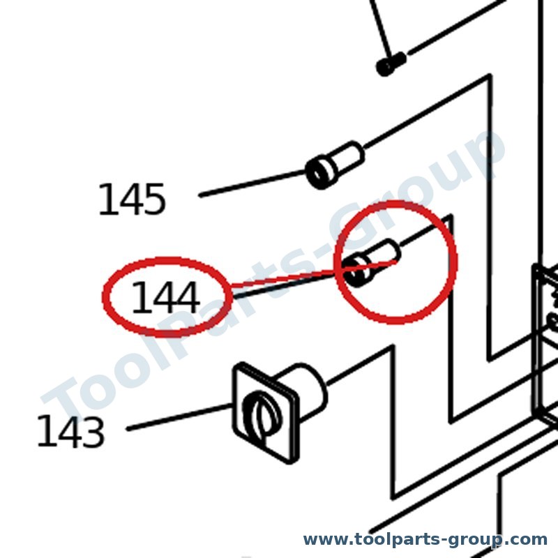 PROMAC PM-823144 – Ersatzteil – Plaque Pos. 144 für SX_823DG