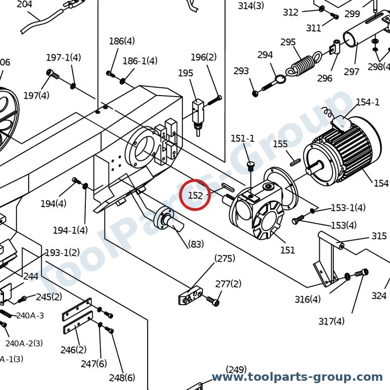 PROMAC PM-823152 – Ersatzteil – Passfeder 8X8X30MM für SX-823DG, 823DG