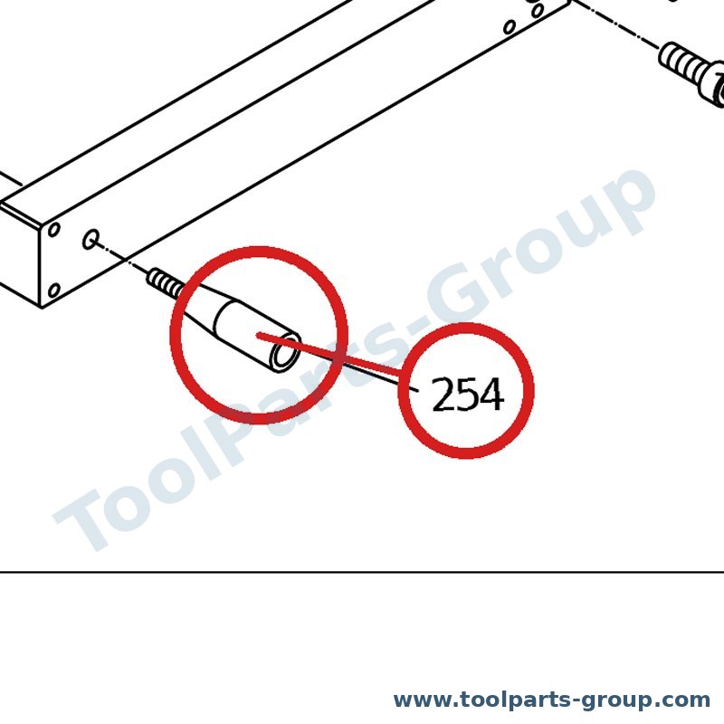 PROMAC PM-823254 – Ersatzteil – Griff Sx /Dgs Pos. 254 für SX-823DG/DGS, 823DG