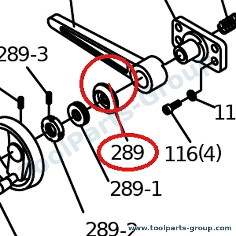PROMAC PM-823289 – Ersatzteil – Lager Buchse Sx Pos. 289 für SX-823DG, 823DG