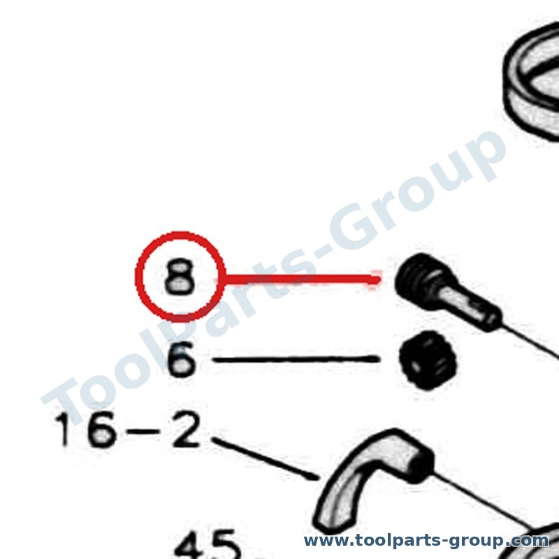 PROMAC PM-833008 – Ersatzteil – Schnecke Pos. 8 für 930E, BX-833