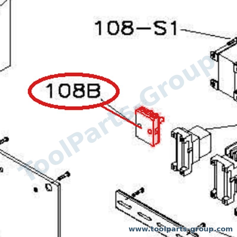 PROMAC PM-834108B – Ersatzteil – Triple Fuseholders Pos für BX-834/V, 108B, BX-834