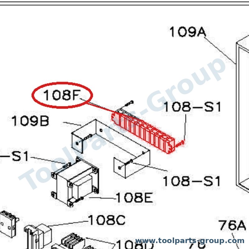 PROMAC PM-834108F – Ersatzteil – Terminal Socket 16P Pos für BX-834V, 108F