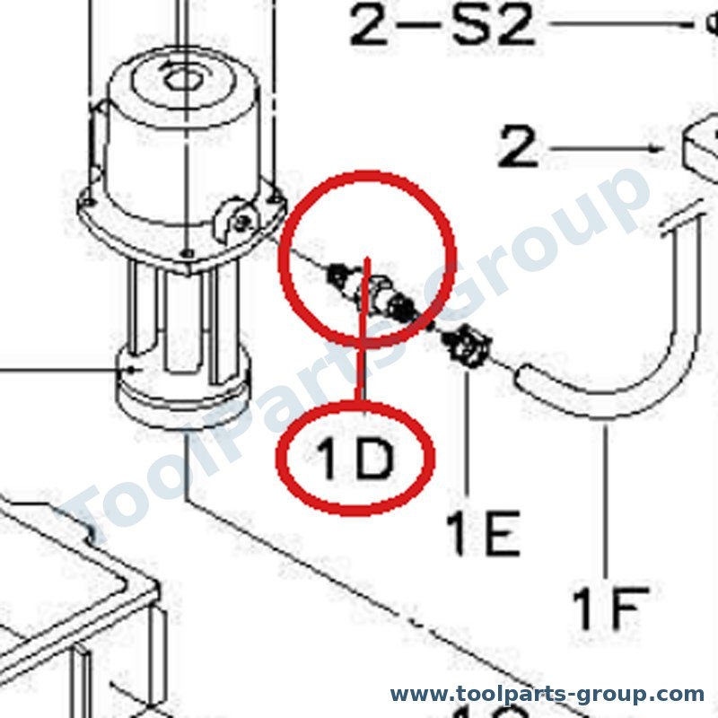 PROMAC PM-919108 – Ersatzteil – Schlauch Fitting Pos. 108 für 918C, 919C, 919