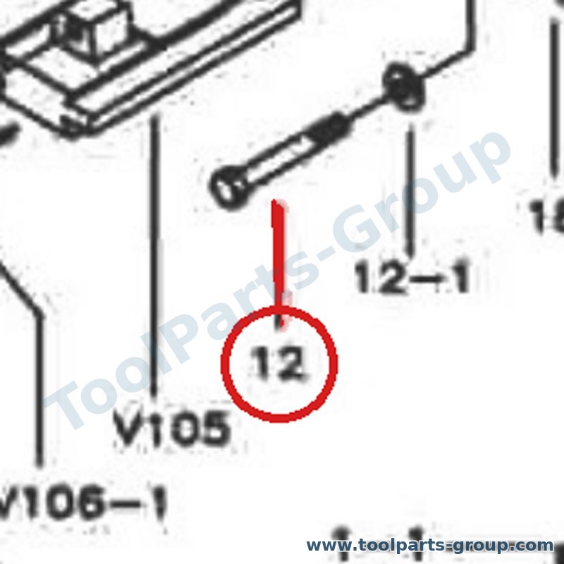 PROMAC PM-930012 – Ersatzteil – Schraube für BX-833