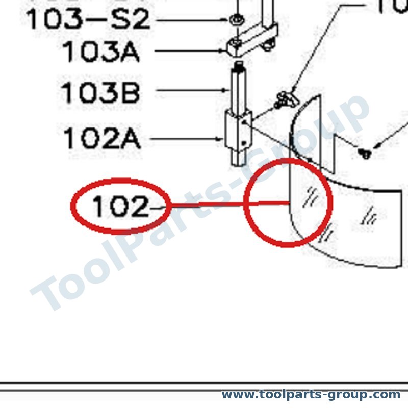 PROMAC PM-930100 – Ersatzteil – Plexi Futter Schutz für BX-825VT, 930E, 378VB, 825VT