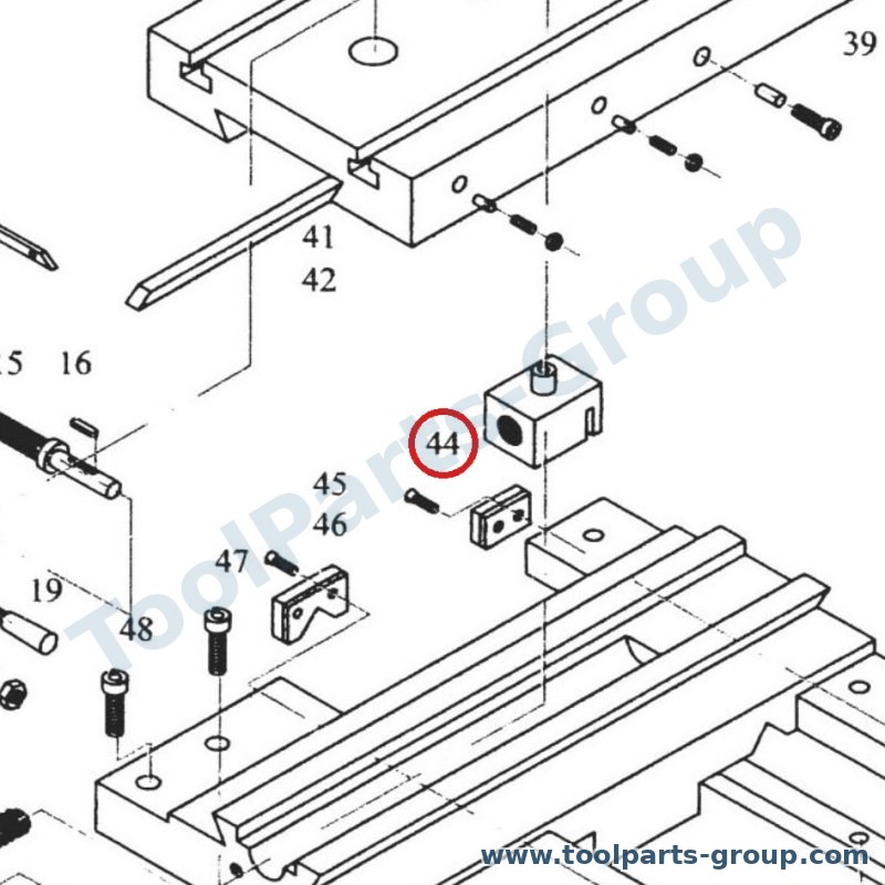 PROMAC PM-947244 – Ersatzteil – Nutno.44 Cross Slide für 947