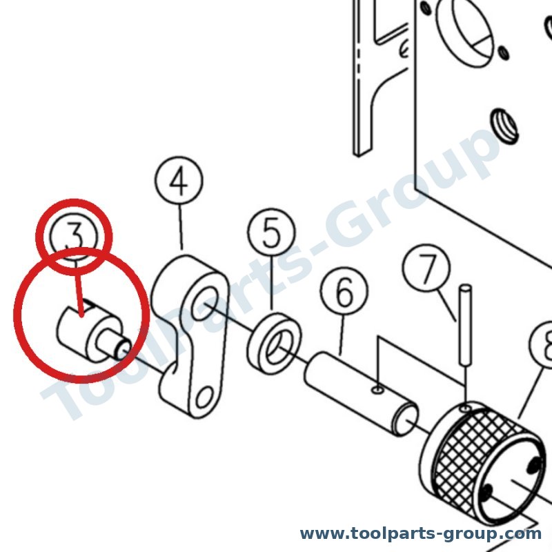 PROMAC PM-960V-B03 – Ersatzteil – Shift Fork für PROMAC Maschinen – modellübergreifend; Auswahl über Original-Artikelnummer