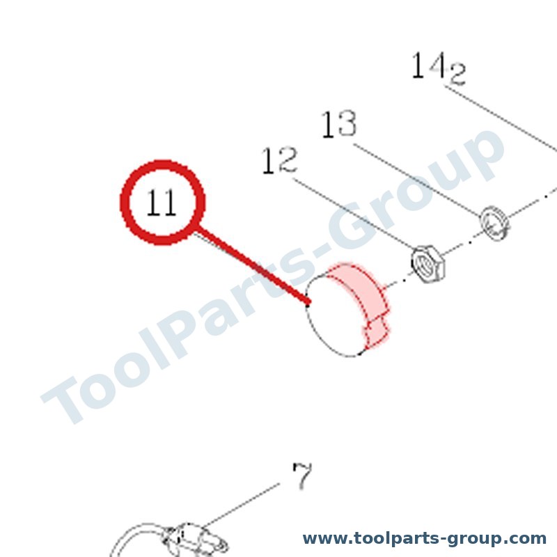 JET PM2800-052 – Ersatzteil – Abdeckung für JDP-2800VS
