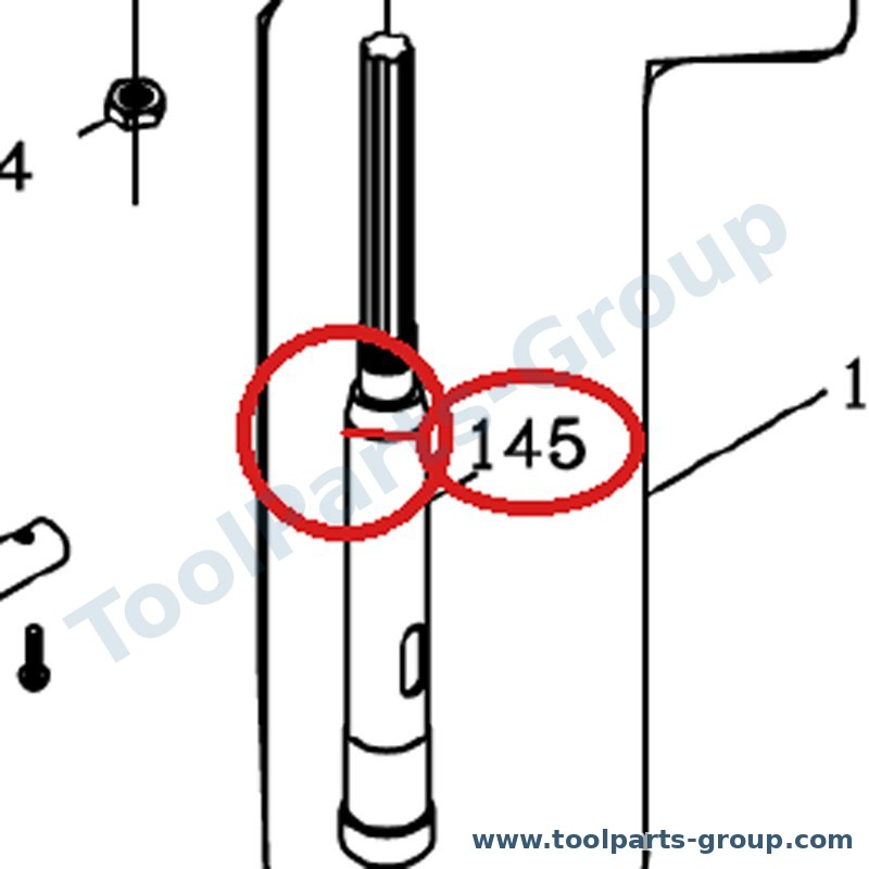 JET PM2800-138 – Ersatzteil – Spindel für JPD-2800VS, JDP-2800VS
