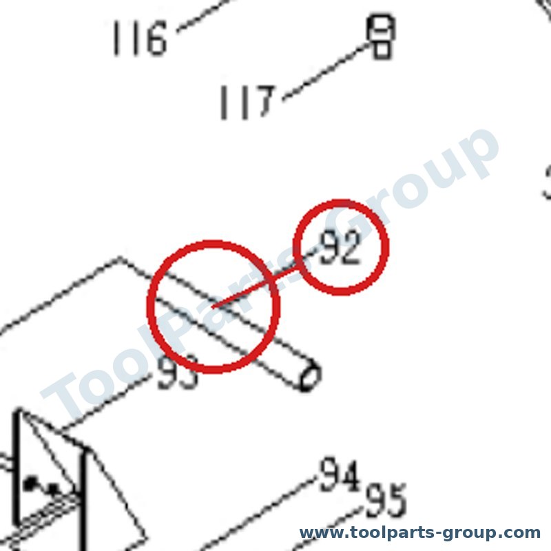 PROMAC PM-308086 – Ersatzteil – Welle für 308C, 308