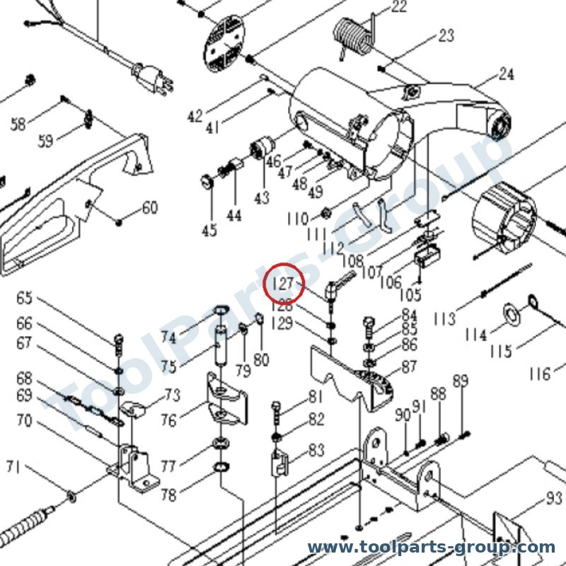 PROMAC PM-308427 – Ersatzteil – Release Griff Pos. 127 für 308C, 308
