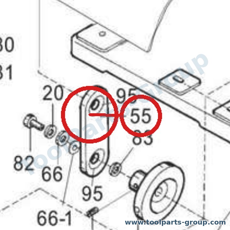 PROMAC PM_354055 – Ersatzteil – CONNECTING Stange für 354, 354V, JSS-18