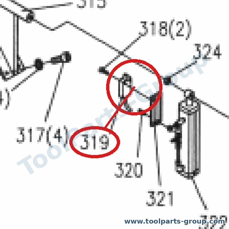 PROMAC PM_823319 – Ersatzteil – Endschalter für SX 823DG für SX-823DG, SX-823DGV, SX-823DGVA u. a.