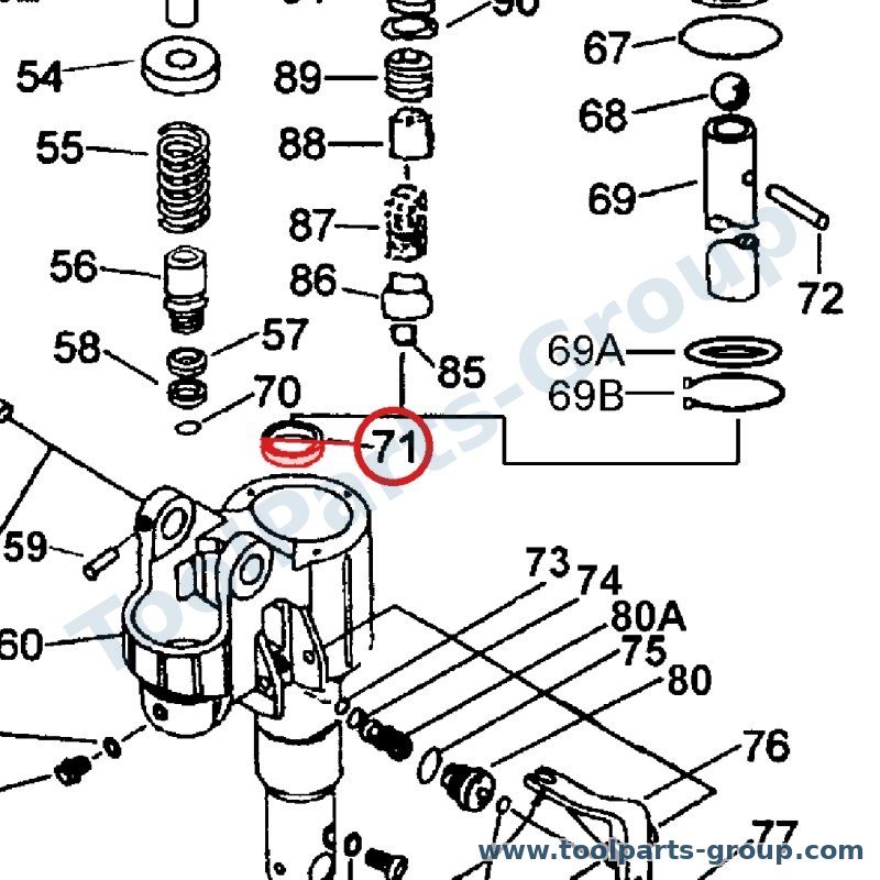 JET PT2748W-94 – Ersatzteil – O-Ring/Sealkit für PT-2748W