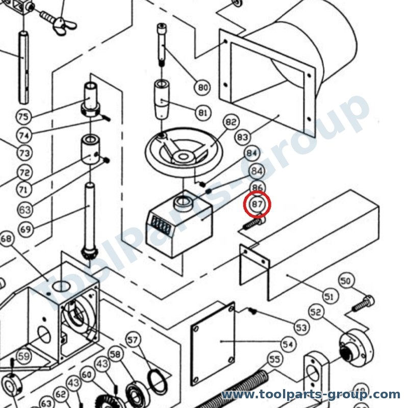JET TS-1502031 – Ersatzteil – Socket Kopf Zylinderschraube Pos. 11 für JPT-10B