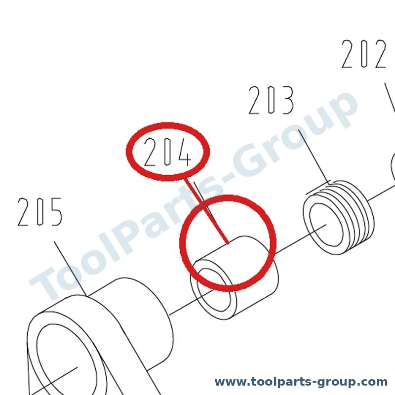 JET ZX-02301 – Ersatzteil – Oilbushing für GH-1640ZX, GH-1840ZX, GH-1860ZX, GH-1880ZX