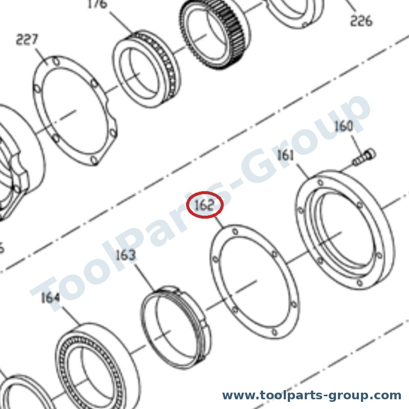 JET ZX-02501 – Ersatzteil – Papergasket (Gh-Zx Types) für GH-1640ZX, GH-1840ZX, GH-1860ZX u. a.