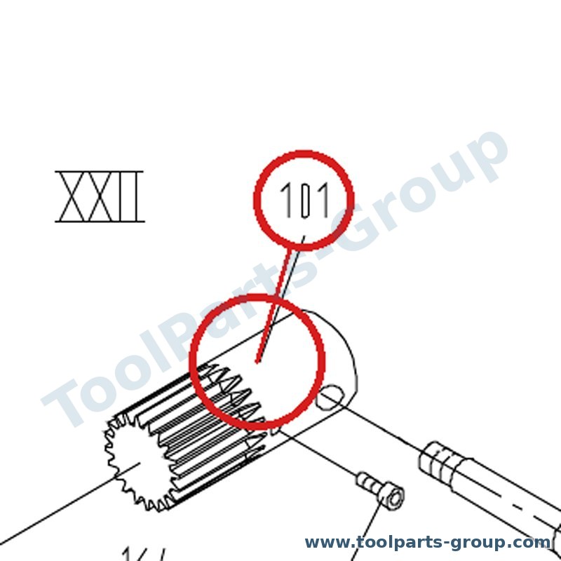 JET ZX-06739E – Ersatzteil – Gearshaft (Gh-Zx Types) für GH-1640ZX, GH-1840ZX, GH-1860ZX, GH-1880ZX